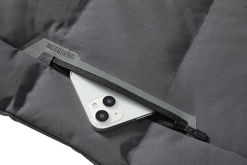 MOERDENG Women's Lightweight Full-Zip Puffer Jacket with Hood Quilted Warm Winter Coat Water Resistance Winter Jacket in Kuwait