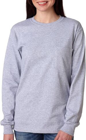 Gildan Men's Taped Shoulders Preshrunk Pocket Jersey T-Shirt in Saudi Arabia