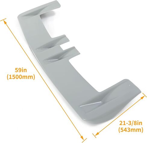 KUAFU Windshield Truck Cab Sun Visor Compatible with 1999-2016 Ford F-250 F-350 F-450 F-550 Super Duty ABS Plastic Gray in Saudi Arabia