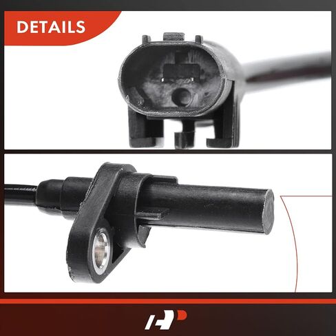 مستشعر سرعة العجلات A-Premium ABS متوافق مع موديلات BMW - Z4 2009 2010 2011 2012 2013 2014 2015 2016 - جانب السائق والراكب الأمامي، مجموعة قطعتين، استبدال # 34356784618، 6784618 in Saudi Arabia