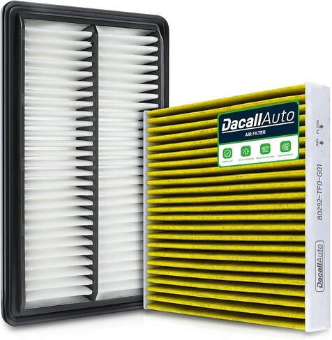 Engine & Cabin Air Filter Set for Honda Odyseey 3.5L 6Cyl V Gas (2018-2025); for Acura TLX 2.0L 4Cyl L Gas (2021-2025); Replace 80292-TF0-G01, 172205J6A10, CF11182 in Saudi Arabia