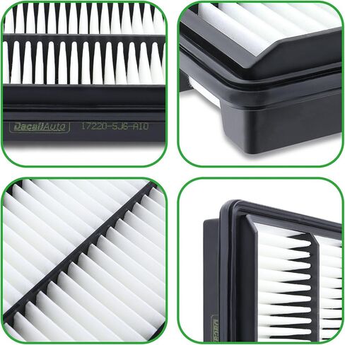 Engine & Cabin Air Filter Set for Honda Odyseey 3.5L 6Cyl V Gas (2018-2025); for Acura TLX 2.0L 4Cyl L Gas (2021-2025); Replace 80292-TF0-G01, 172205J6A10, CF11182 in Saudi Arabia