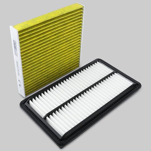 Engine & Cabin Air Filter Set for Honda Odyseey 3.5L 6Cyl V Gas (2018-2025); for Acura TLX 2.0L 4Cyl L Gas (2021-2025); Replace 80292-TF0-G01, 172205J6A10, CF11182 in Saudi Arabia