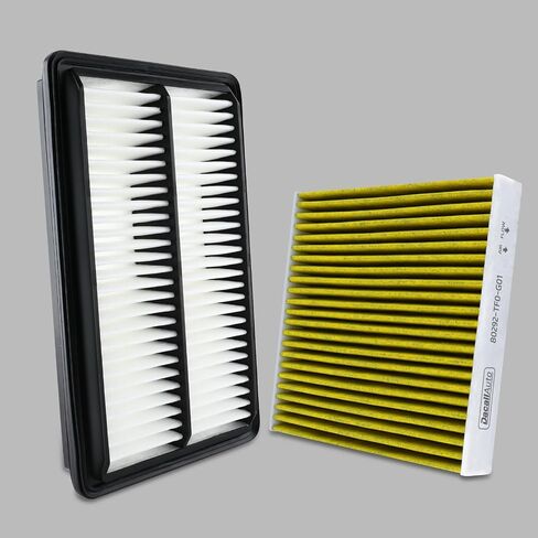 Engine & Cabin Air Filter Set for Honda Odyseey 3.5L 6Cyl V Gas (2018-2025); for Acura TLX 2.0L 4Cyl L Gas (2021-2025); Replace 80292-TF0-G01, 172205J6A10, CF11182 in Saudi Arabia