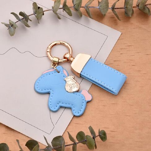 Cute keychains for ladies, artificial leather bag pendants, wallet pendants in Saudi Arabia
