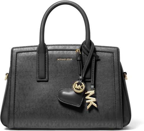 Michael Kors Puffy Heart Charm, Gold-Tone Hardware/Key Charm/Black in Saudi Arabia