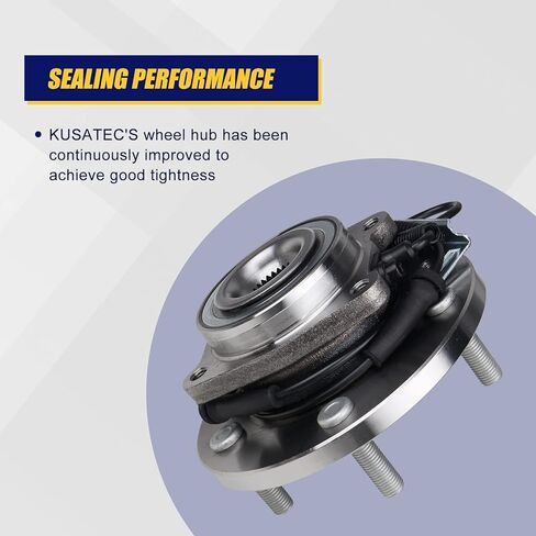 KUSATEC 513273 Front 2PCS Wheel Bearing and Hub Assembly 2CPS Compatible with Chrysler Town Country 2008-2016, VW Routan 2009-2014, Dodge Grand Caravan 2008-2016, 5 Lug Bolts w/ABS in Saudi Arabia