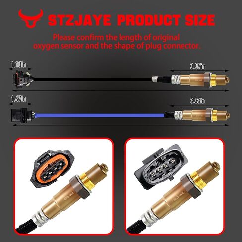 2Pcs Oxygen O2 Sensor 234-4528 234-4529, Automotive Replacement 02 Sensors Compatible with Chevrolet/Chevy for Cruze 2011-2015 1.4L L4, for Sonic 1.4L 2012-2020, for Trax 1.4L 2012-2020 in Saudi Arabia