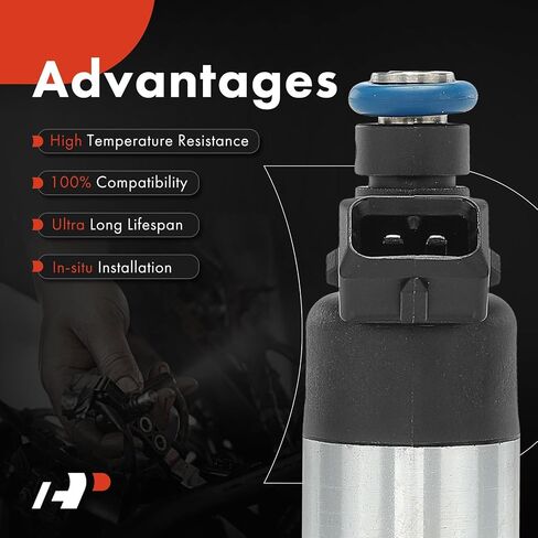 A-Premium Set of 4 Fuel Injectors Compatible with Chevrolet Cavalier 1998-1999, S10 1998-2000 & GMC Sonoma 1998-2000 & Isuzu Hombre 1998-2000 & Pontiac Sunfire & Saturn SC2, SL2, SW2, 1.9L 2.2L in Saudi Arabia