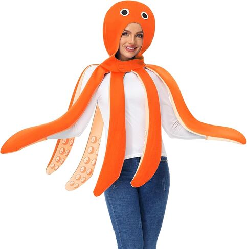 Adult Halloween Octopus Costume Sea Animal Parties Themed Outfits in Kuwait