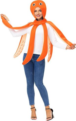 Adult Halloween Octopus Costume Sea Animal Parties Themed Outfits in Kuwait