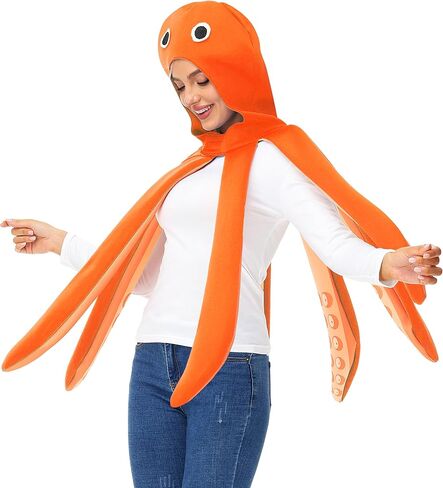 Adult Halloween Octopus Costume Sea Animal Parties Themed Outfits in Kuwait