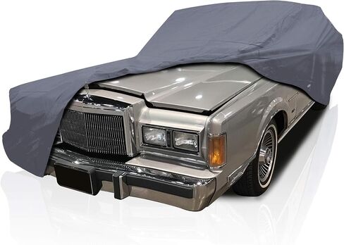 غطاء سيارة من سلسلة DaShield Ultimum لسيارة Pontiac Bonneville 1971-1976 سيدان بأربعة أبواب حماية من جميع الأحوال الجوية شبه مخصصة تناسب الغبار والشمس والثلج وحماية المطر في الأماكن المغلقة والخارجية in Saudi Arabia
