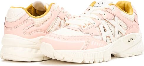 Armani Exchange Women's Bold Chunky Sneaker with Large Ax Logo in Saudi Arabia