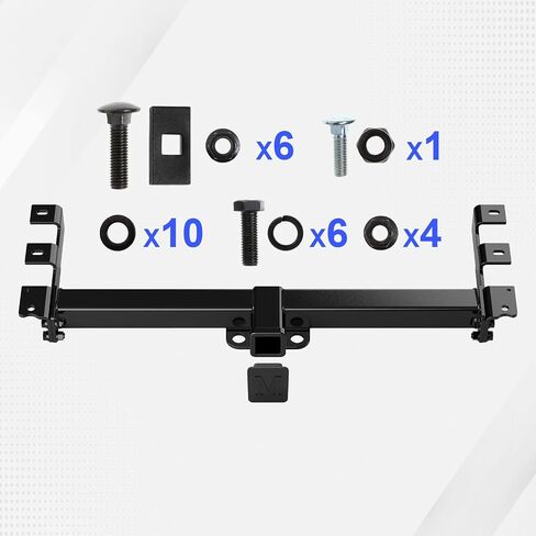 Trailer Hitch, 2 inch Towing Hitch Receiver Compatible with Chevy Silverado 1500 1999-2007 & Compatible with GMC Sierra 1500 1999-2006 & Compatible with Chevy Silverado GMC Sierra 1500 Classic 2007 in Saudi Arabia