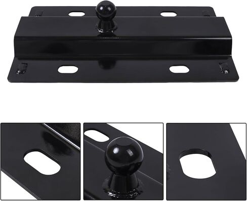 labwork 2-5/16 Inch Ball 30000 lbs Fifth Wheel Gooseneck Hitch Adapter Plate for 5th Wheel Rails in Saudi Arabia
