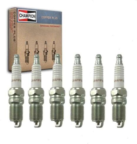 6 pc Champion Copper Plus Spark Plugs compatible with Ford Explorer 4.0L V6 1997-2005 in Saudi Arabia
