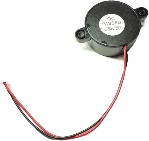2PCS SHD4216 Alarm High Decibel DC 12V Electronic Buzzer Continuous Sound Beep Alarm Beep Anti-Theft Device(Black) in Saudi Arabia