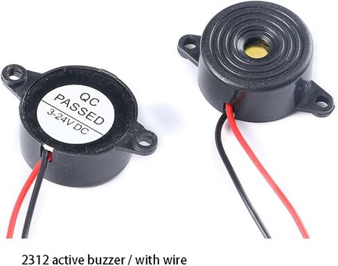 10PCS 2312 4216 Active Buzzer Alarm 3-24V electromagnetic Universal Buzzer Speaker Anti-Theft Device 3-24V(4216 with Plug) in Saudi Arabia