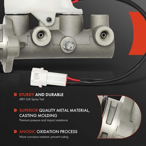 A-Premium Brake Master Cylinder with Reservoir and Sensor Compatible with Chevrolet, Suzuki and Geo Vehicles - Swift 1989-2001, Metro - Replace# 5110050G00, 5110060B20 in Saudi Arabia