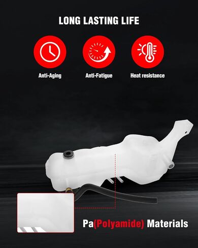 cciyu Coolant Tank Reservoir Fits For 1999-2005 For Chevrolet/For Pontiac 1999-2004 For Oldsmobile 22712361 16607497 in Saudi Arabia