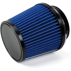 4" Inlet Car Performance Reusable Cold Air Intake Filter Universal 100mm Clamp-on Cone Replacement Dry Air Filter (Black) in Saudi Arabia