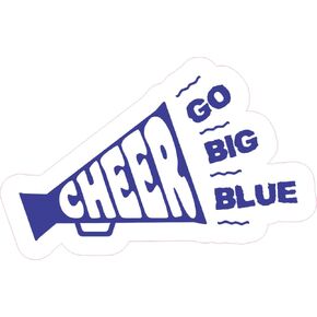 ملصق فينيل من ستيكر توك Cheer Megaphone، مقاس 5 بوصات × 3 بوصات in Kuwait