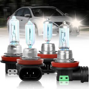 مناسب لمصابيح نيسان ألتيما 2007-2018 الأمامية، H9 شعاع عالٍ + H11 مصابيح إضاءة منخفضة الشعاع + مجموعة مصابيح بديلة للمصابيح الأمامية للضباب H11، التوصيل والتشغيل، حزمة من 6 قطع in Kuwait