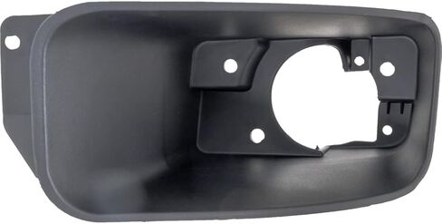 KarParts360 For Chevy Silverado 2500/3500 HD 2011 2012 2013 2014 Fog Light Bezel Driver and Passenger Side | Pair | Front | Textured Black | Replacement For GM1038162, GM1039162 | 25883360, 25883361 in Saudi Arabia