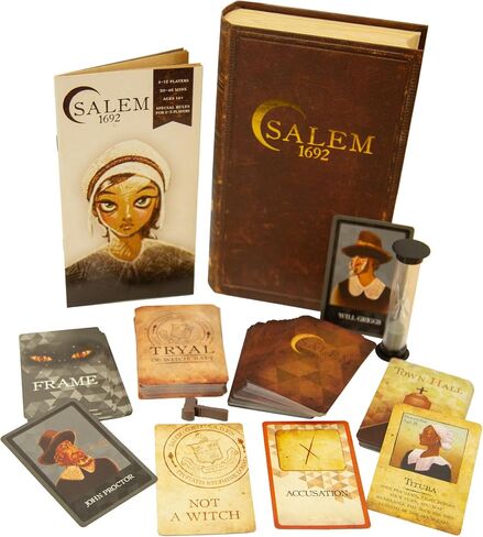 Facade Dark Cites Series Board Game of Strategy, Deceit, and Luck - Card Game for Teens Adults and Family - Deluxe Salem 1692 in Kuwait