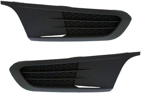 Parts N Go 2011-2014 for Jetta Fog Light Cover Set Driver & Passenger Side Left/Right Hand Black - 5C68536659B9 VW1038119, 5C6853666H9B9 VW1039119 in Saudi Arabia