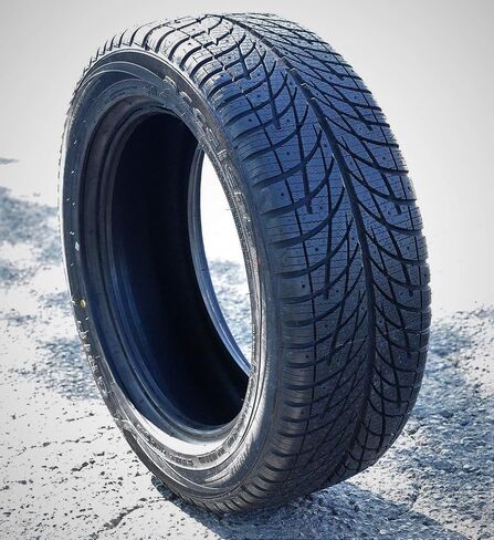 Accelera X-Grip Winter Passenger Car Touring Radial Tire-225/50R17 225/50/17 225/50-17 98V نطاق التحميل XL 4-Ply BSW جدار جانبي أسود in Saudi Arabia