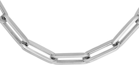 سوار سلسلة ربط من الذهب الأبيض عيار 14 قيراط من Floreo - مقاس 7.5 بوصة in Kuwait