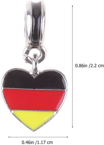 GALPADA 30 Pcs Germany Flag Bracelet German Flag Bracelet for Women European Germany Flag Jewelry Women’s Jewelry Pendeltons for Women German Flag Link Germany Beads in Saudi Arabia