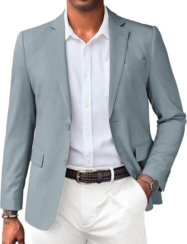 COOFANDY Mens Casual Blazer Slim Fit Suit Jacket Two Button Lightweight Sport Coats Business Blazer Jacket in Kuwait