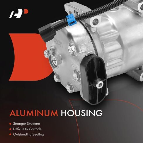 A-Premium Air Conditioner AC Compressor with Clutch Compatible with Freightliner Cascadia 2008-2009, M2 106 2008-2010 in Saudi Arabia