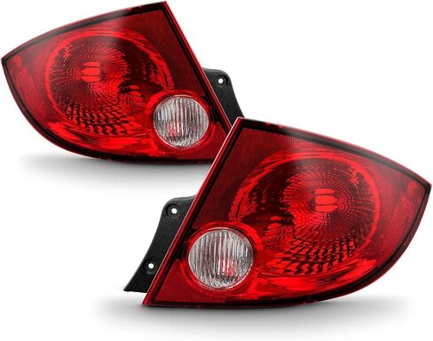AKKON - For Chevy Cobalt |Pontiac G5 Pursuit 4Dr Sedan Red Clear Rear Tail Lights Brake Lamps Repalcement Pair in Saudi Arabia