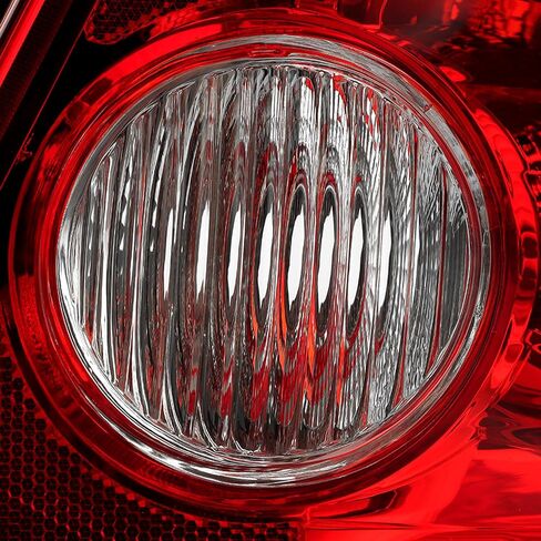 AKKON - For Chevy Cobalt |Pontiac G5 Pursuit 4Dr Sedan Red Clear Rear Tail Lights Brake Lamps Repalcement Pair in Saudi Arabia