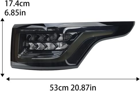 Pair Smoked Lens LED Tail Light Assembly Compatible With Land Rover Range Rover Sport 2014-2021 Rear Brake Sequential Turn Signal Reversing Lamp Left & Right Side in Saudi Arabia