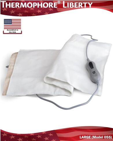 Assembled in The USA - Thermophore Liberty - Moist Heating pad for Arthritis, Back, Neck, Shoulder Pain and Cramps Relief - Electric with auto Shut Off, Large 14" x 27" in Kuwait