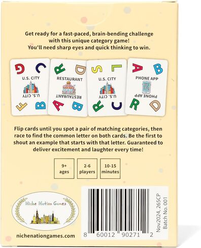 Before After - A Quick-Thinking Word-Linking Team Game for 2-8 Players - Card Games for Adults - Word Games - Adult Games for Game Night in Kuwait