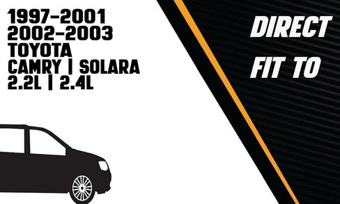 العادم الشمالي الشرقي | طقم نظام عادم من الفولاذ المقاوم للصدأ مناسب تمامًا متوافق مع Toyota 1997-2001 Camry 2002-2003 Solara 2.2L 2.4L - يشمل الحشيات والمشبك in Saudi Arabia