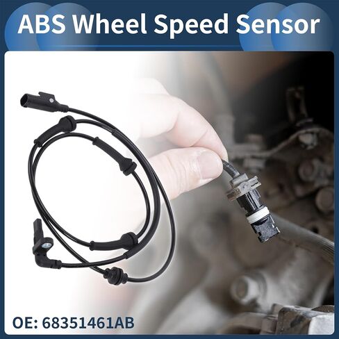 مستشعر سرعة العجلات ABS مستشعر ABS الخلفي الأيسر الأيمن مستشعر نظام الفرامل المانعة للانغلاق رقم 68351461AB لسيارة جيب كومباس لـ Fwd 2018-2019 بدون إيقاف التشغيل in Saudi Arabia