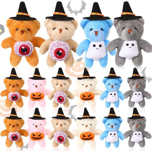 24 Pcs Mini Graduation Bear Bulk Class of 2025 Congrats Grad Stuffed Animal Bear with Cap Small Graduation Plush Keychain Gifts Tiny Doll Prek Kindergarten College High School Party Favors in Saudi Arabia