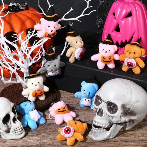 24 Pcs Mini Graduation Bear Bulk Class of 2025 Congrats Grad Stuffed Animal Bear with Cap Small Graduation Plush Keychain Gifts Tiny Doll Prek Kindergarten College High School Party Favors in Saudi Arabia