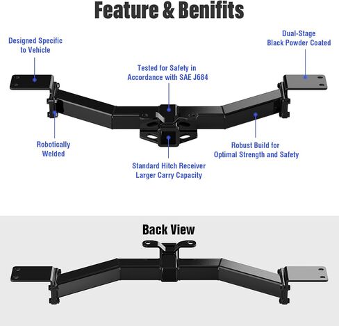 APS Assembly Class 3 Trailer Hitch 2 Inches Receiver Tube Compatible with 2009-2017 Chevy Traverse GMC Acadia 2008-2017 Buick Enclave 2007-2010 Saturn Outlook in Saudi Arabia
