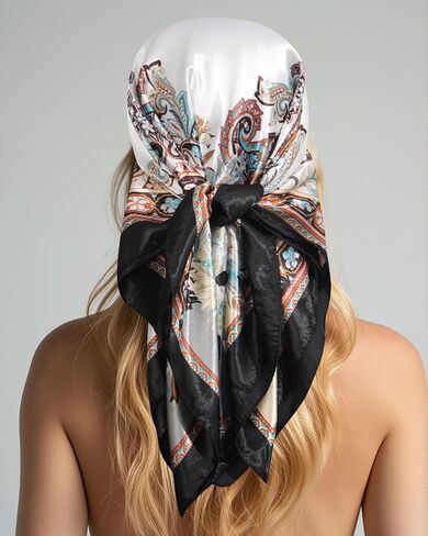 AWAYTR Women's Satin Head Scarf with Sun Visor Brim Hat Scarf with Visor Cap for Women One Piece Design in Saudi Arabia