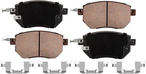 Detroit Axle - Front Brake Kit for Nissan Altima Maxima Murano Infiniti FX35 FX45 Disc Brakes Rotors and Ceramic Brake Pads Replacement in Saudi Arabia