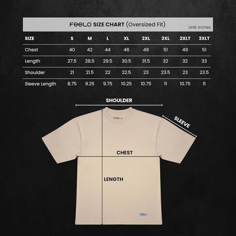 Men's Oversized T-Shirt, Crew Neck, Loose Fit in Saudi Arabia