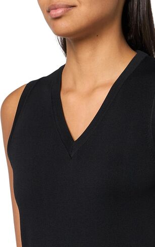 Armani Exchange Women's Stretch Monogram Patch Sleeveless Dress in Saudi Arabia